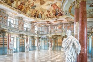Kloster Schussenried, Innen, Bibliothekssaal