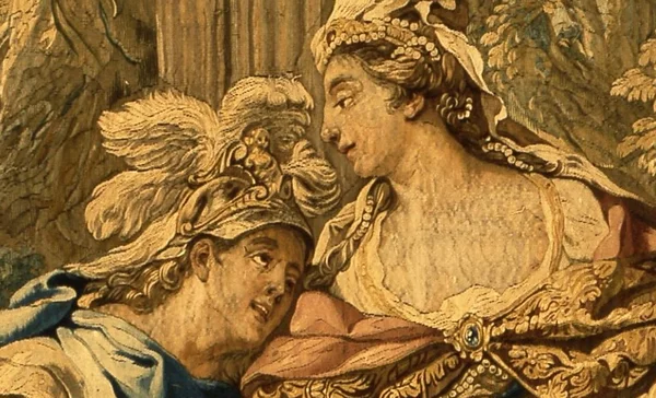 Barockschloss Mannheim, Wandteppich Jasons Treueschwur, Detail
